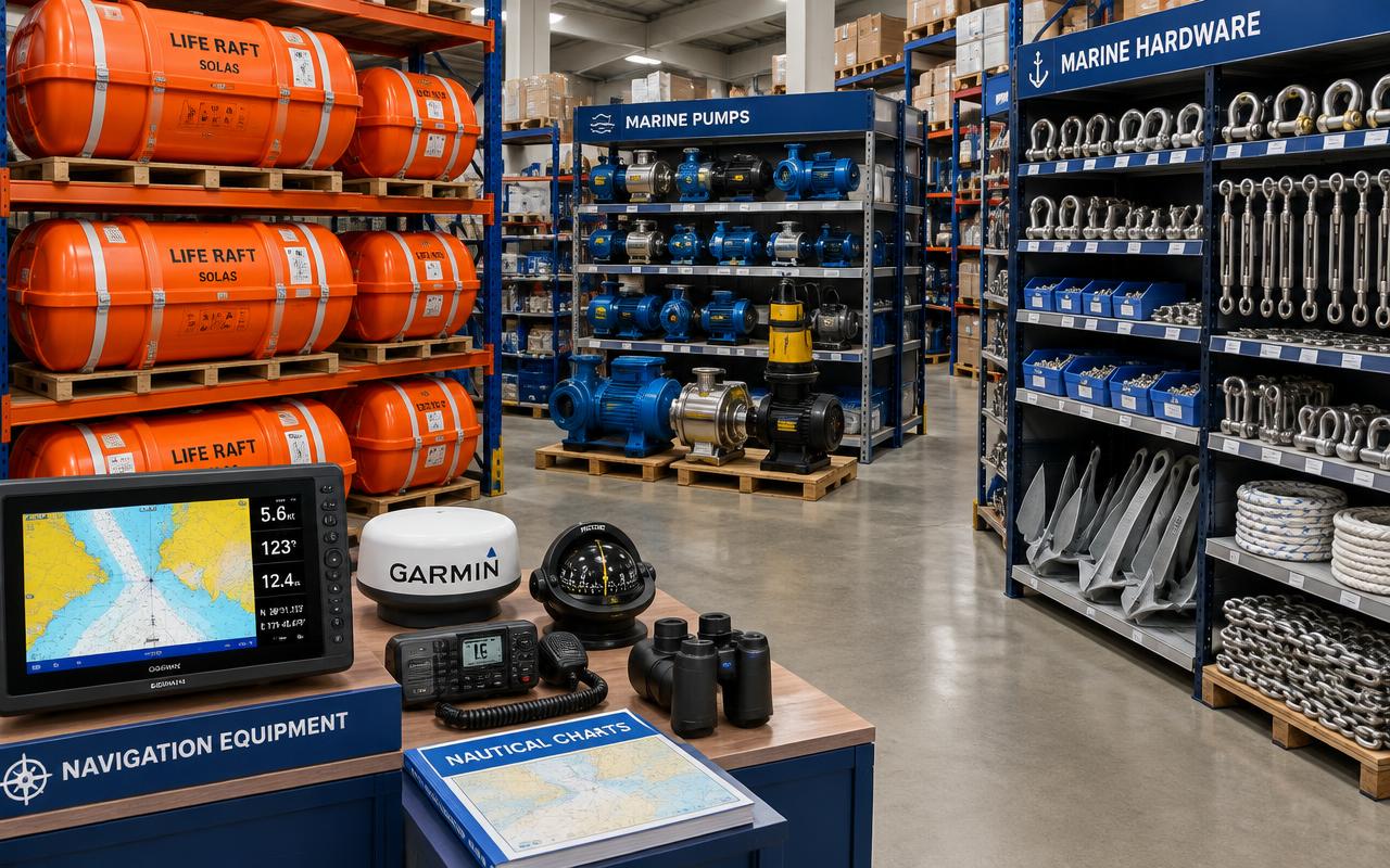Venta de artículos navales en general